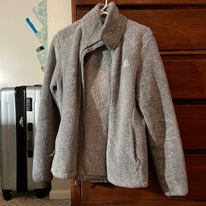 Light heather gray North face